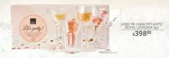 La Comer Juego de copas lets party oferta