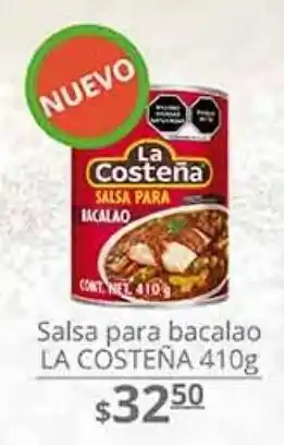 Salsa para bacalao la costeña 410g