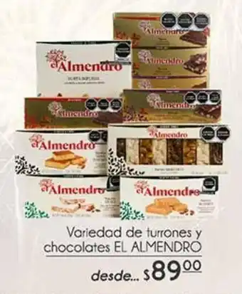 Turrones y chocolates el almendro