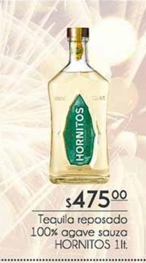 Fresko Tequila reposado 100% agave sauza hornitos 1lt oferta