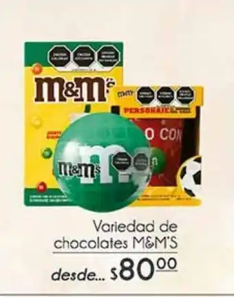 Chocolates m&m's