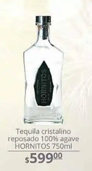La Comer Tequila hornitos 750ml oferta