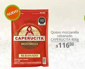 La Comer Queso mozzarella rebanado caperucita 400g oferta