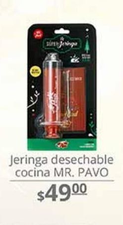 La Comer Jeringa desechable cocina mr pavo oferta