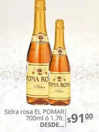 La Comer Sidra el pomar 700ml ó 1.7l oferta
