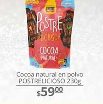 Cocoa natural en polvo