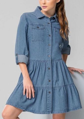 Andrea Vestido azul 3067604 oferta