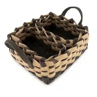 Set de canastas de yute casamia® nicole color café/gris, 3 piezas