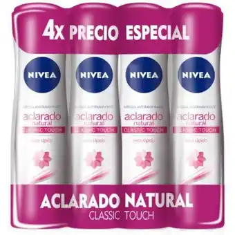 Sam's Club Desodorante nivea deo aclarado 4 pzas de 150 ml oferta