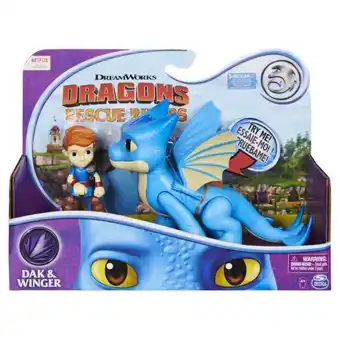 Juguetrón Spin master dragón y vikingo dak y winger 6057498 oferta