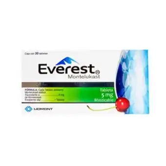 Farmacias YZA Everest masticable 5mg 30 tabs oferta