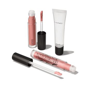 MAC Cosmetics Cheers to you! lipglass kit (valor real $1,239) oferta