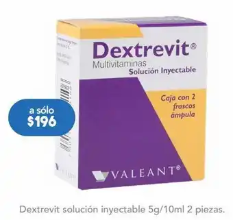 Dextrevit iv iny 5gr/10ml caj c/2
