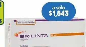 Cyzone Brilinta tab 90mg caj c/60 oferta