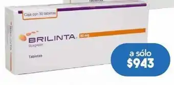Cyzone Brilinta tab 90mg caj c/30 oferta