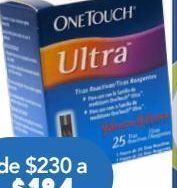 Cyzone One touch ultra tiras caj c/25pz oferta