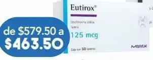 Cyzone Eutirox tab 125mcg caj c/50 oferta