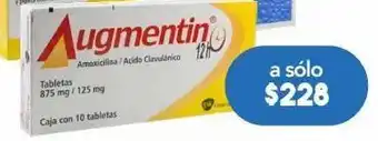 Augmentin 12h tab 875mg caj c/10