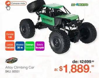 RadioShack Carro de control remoto smart-toys alloy climbing car / verde oferta