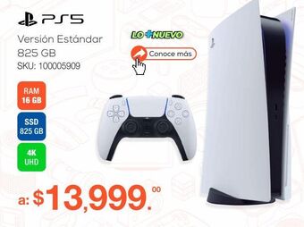 RadioShack Consola playstation 5 / 825 gb ssd / blanco oferta