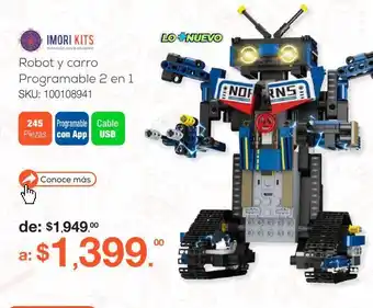 Robot y carro programable 2 en 1