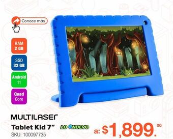 RadioShack Tablet stf kid 7 / 2gb ram / 32gb ssd / 7 pulg. / azul oferta