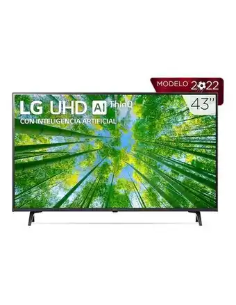 Liverpool Pantalla lg led smart tv de 43 pulgadas 4k/uhd 43uq8000psb con webos oferta