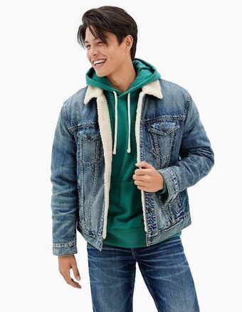 Liverpool Chamarra american eagle con bolsillos para hombre oferta
