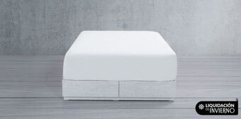 Casa de las Lomas Base con cajón cama matrimonial keyser gris oferta