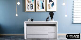 Casa de las Lomas Cómoda gris keyser oferta