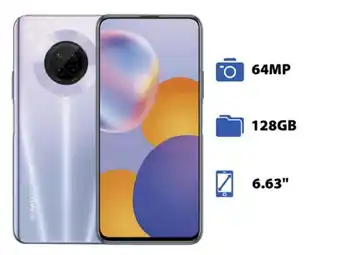 Smartphone huawei y9a: procesador helio g80 (hasta 2.0 ghz), memoria ram de 6gb, almacenamiento de 128gb, pantalla led multi