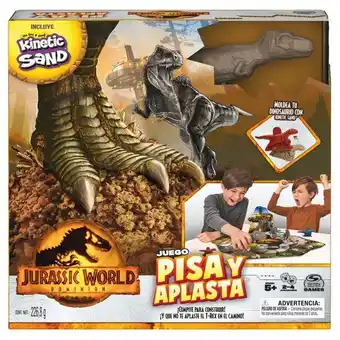 Sanborns Jurassic world t-rex pisa y aplasta oferta