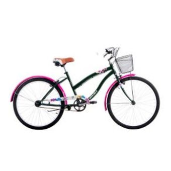 El Bodegón Bicicleta veloci urbana spring city rodada 24 verde urbana oferta