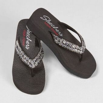 Sandalias skechers cali: vinyasa - glory day para mujer