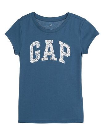 GAP Playera estampado logo manga corta para niña oferta