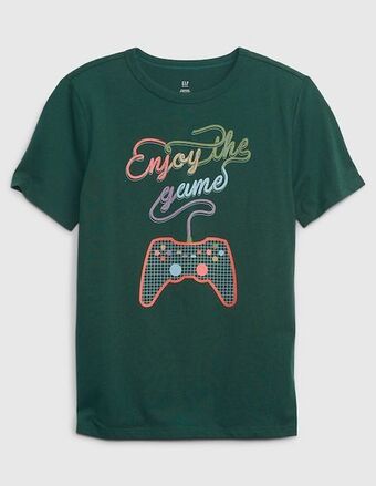 GAP Playera estampada manga corta para niño oferta