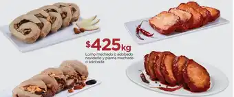 Lomo mechado o adobado navideño y pierna mechada o adobada kg