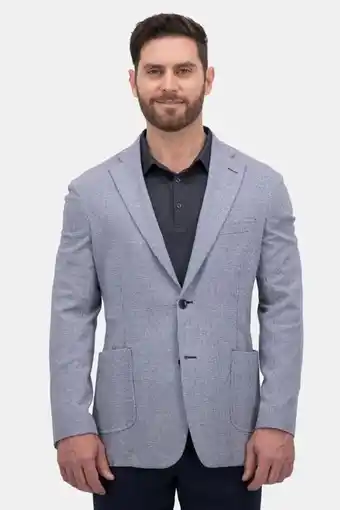 Robert's Saco sport calderoni color azul contemporary fit oferta