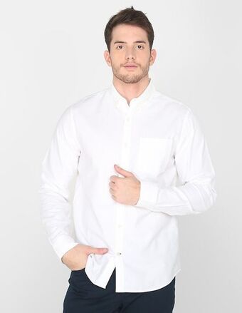 GAP Camisa casual gap de algodón manga larga para hombre oferta