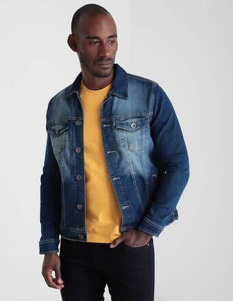 Suburbia Chamarra contempo de mezclilla para hombre oferta