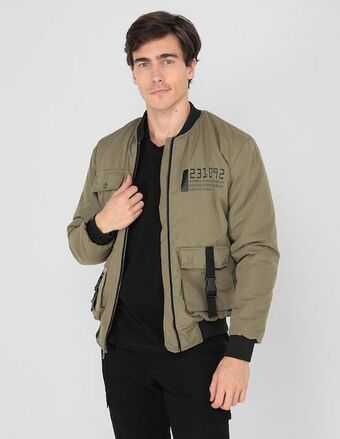 Suburbia Chamarra contempo con bolsillos para hombre oferta