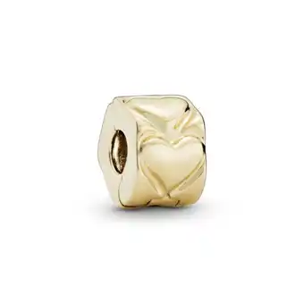 Pandora Charm oro 14k sujetador sencillo corazón oferta