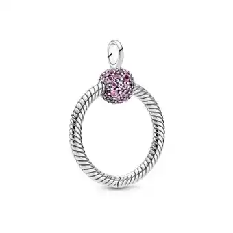 Pandora Dije o pandora moments pequeño pavé rosa oferta