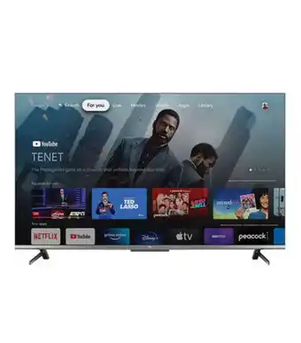 Pantalla 65" plana mini led 4k quantum dot google tv 65r646