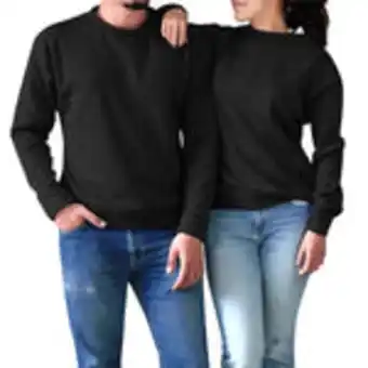 Waldos Sudadera essential unisex color negro oferta