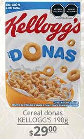 La Comer Cereal Donas Kellogg's 190g oferta