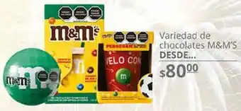Variedad de Chocolates M&M's