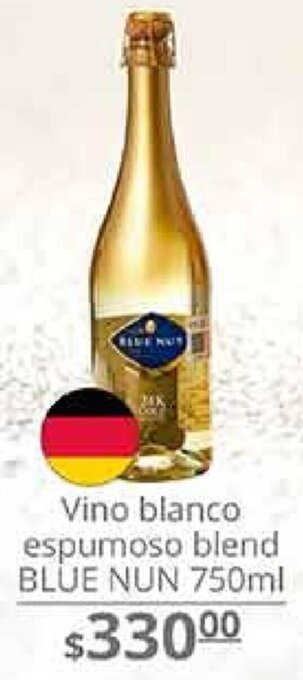 La Comer Vino Blanco Espumoso Blend Blue Nun 750ml oferta