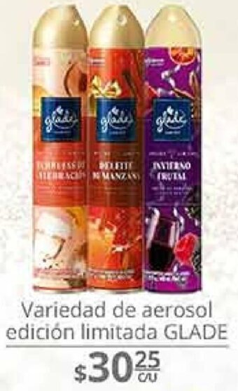 La Comer Variedad de Aerosol Edición Limitada Glade oferta