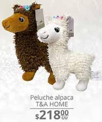 La Comer Peluche Alpaca T&A Home oferta